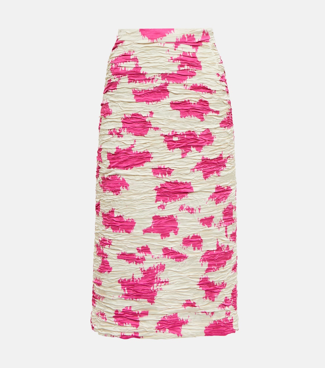 Printed pleated pencil skirt | Dries Van Noten