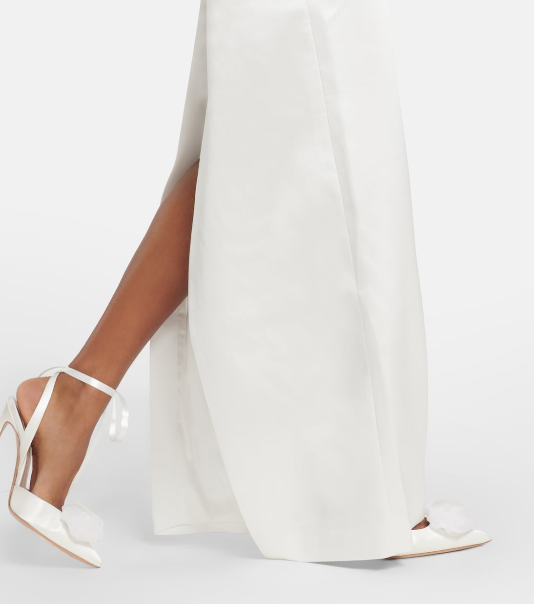 Bustier satin gown | Rasario
