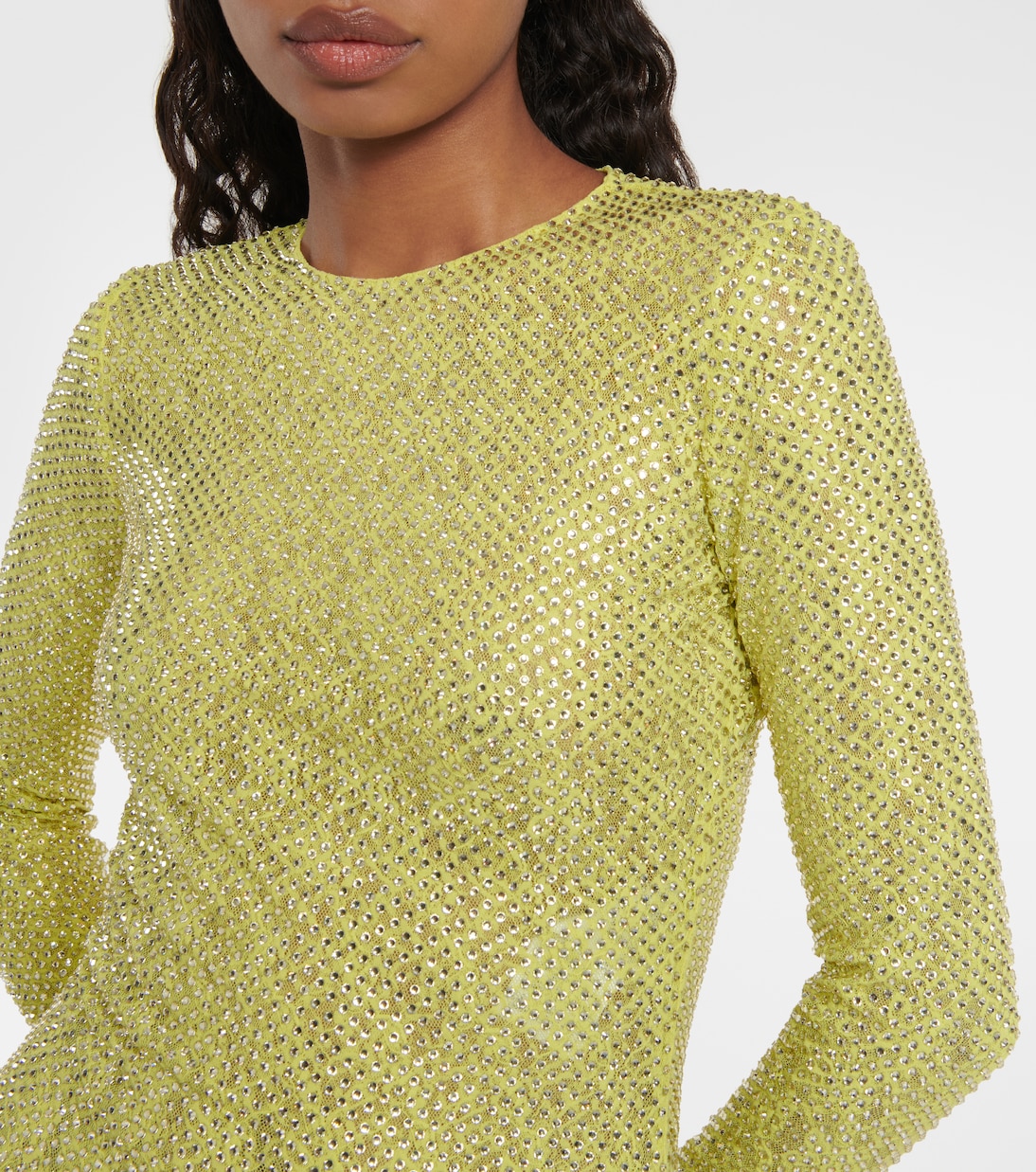 Crystal-embellished minidress | Stella McCartney