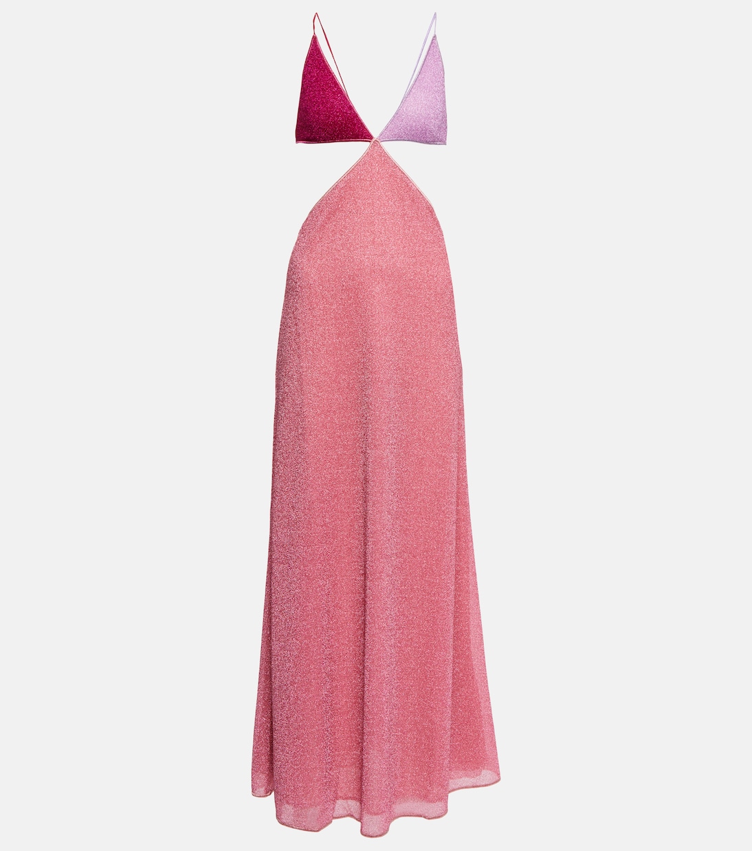 Vestido largo con aberturas | Oséree