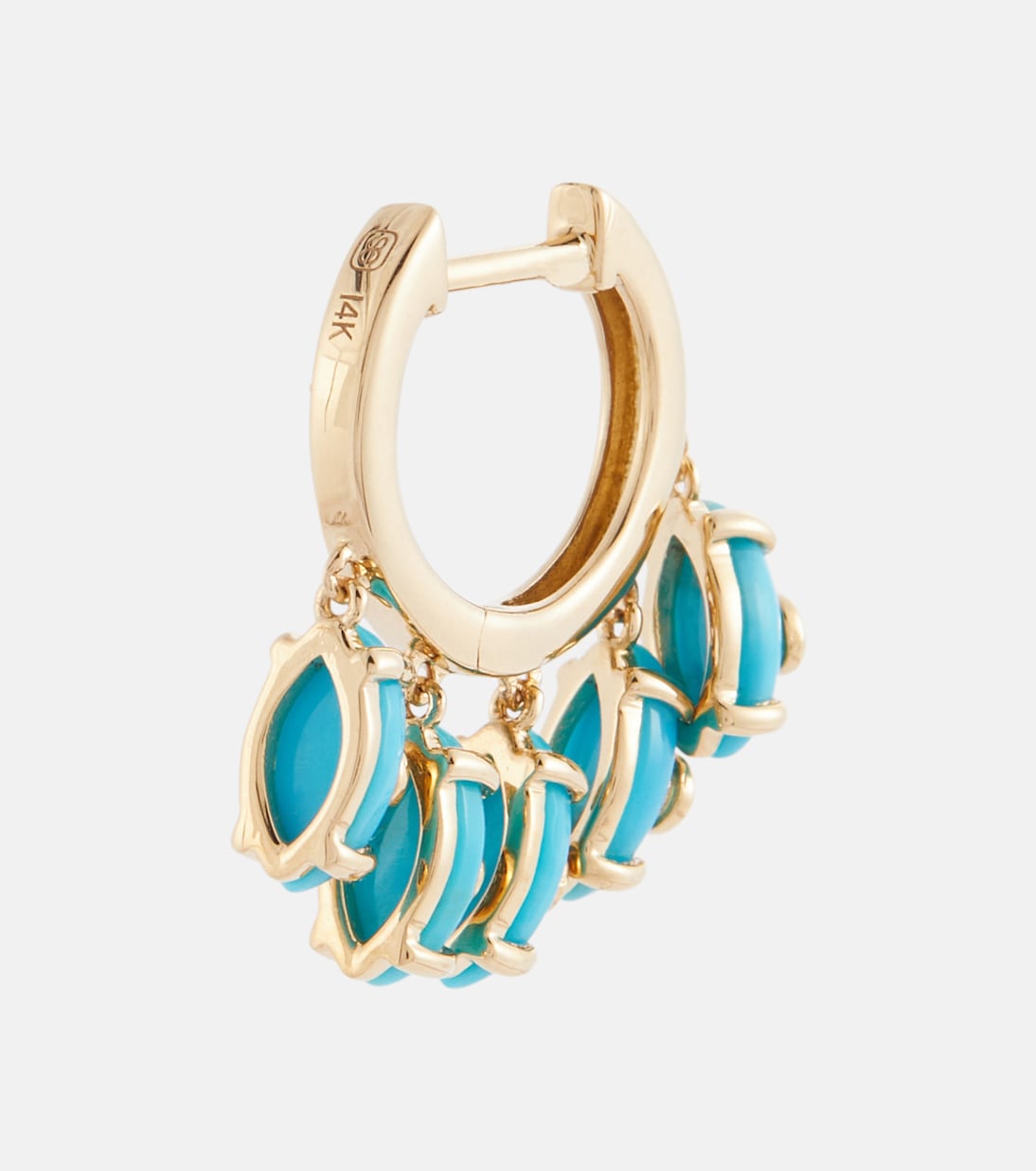 Orecchini Huggie in oro 14kt e diamanti - Stile giovane e chic