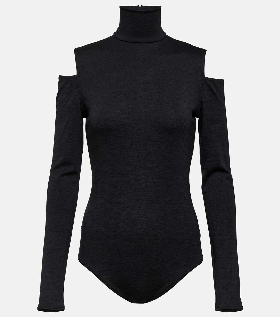 Off-shoulder virgin wool bodysuit | Wolford