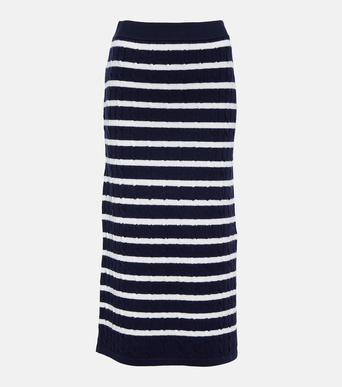 Gonna midi in maglia di lana a trecce | Polo Ralph Lauren