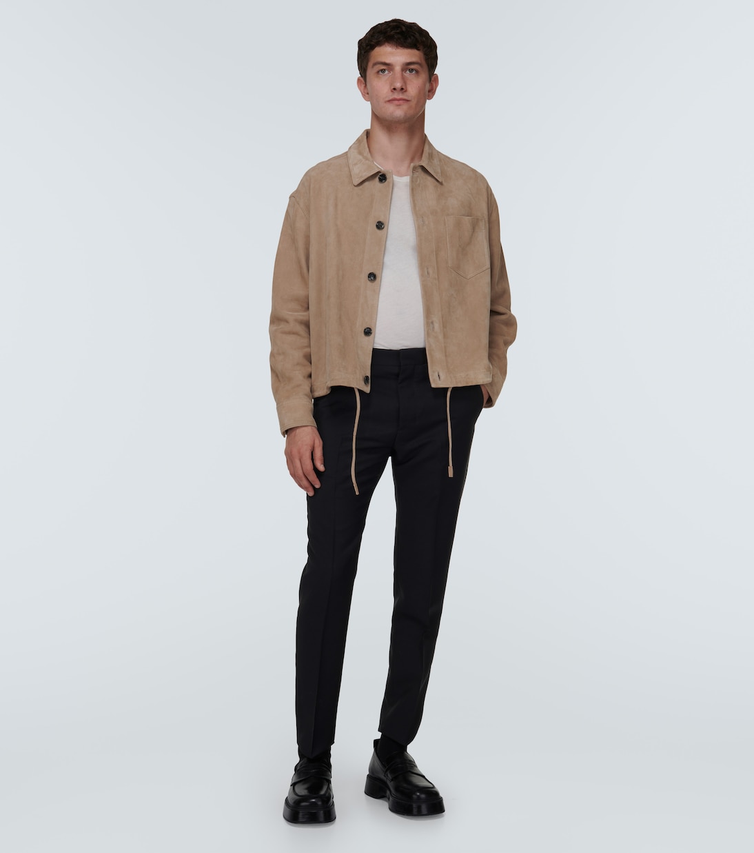 Pantaloni regular in lana e mohair | Ami Paris