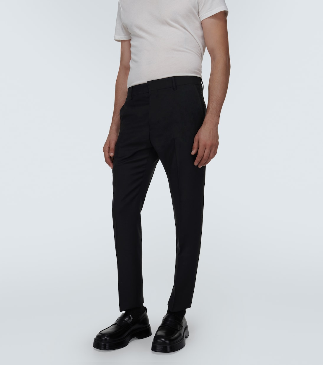 Pantaloni regular in lana e mohair | Ami Paris
