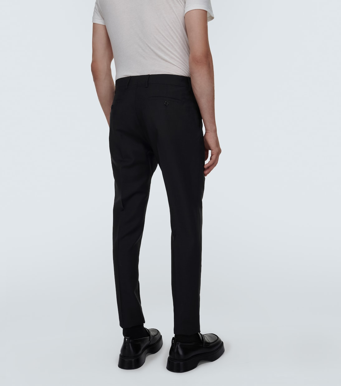 Pantaloni regular in lana e mohair | Ami Paris