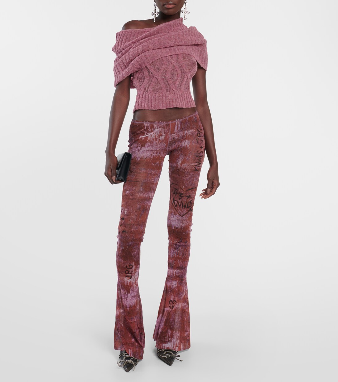 x KNWLS top en mezcla de lana | Jean Paul Gaultier