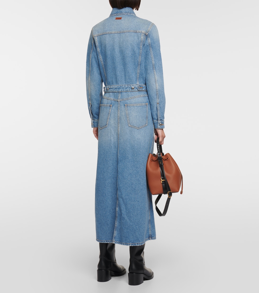 Robe longue en jean | Chloé