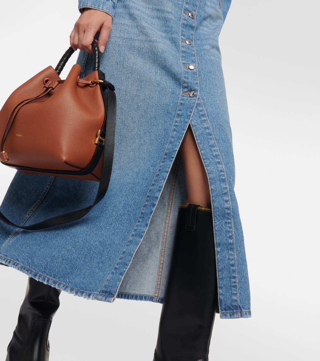 Robe longue en jean | Chloé