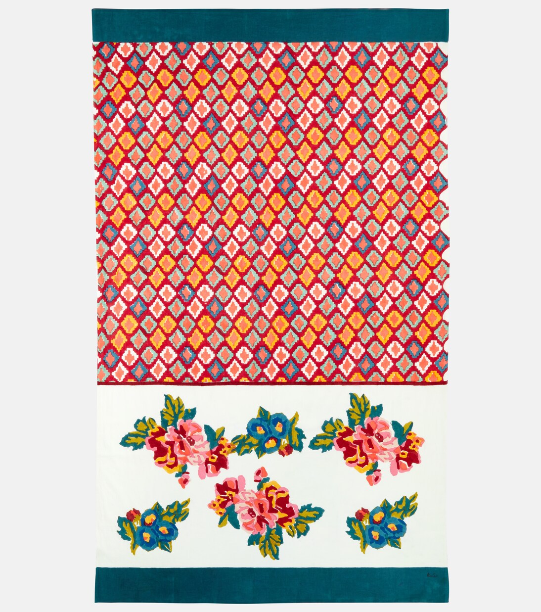 Lisa Bouquet muslin beach towel | Lisa Corti