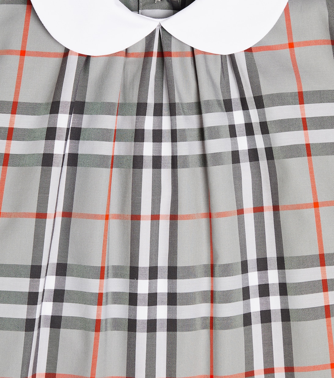 Blusa en mezcla de algodón a cuadros | Burberry Kids