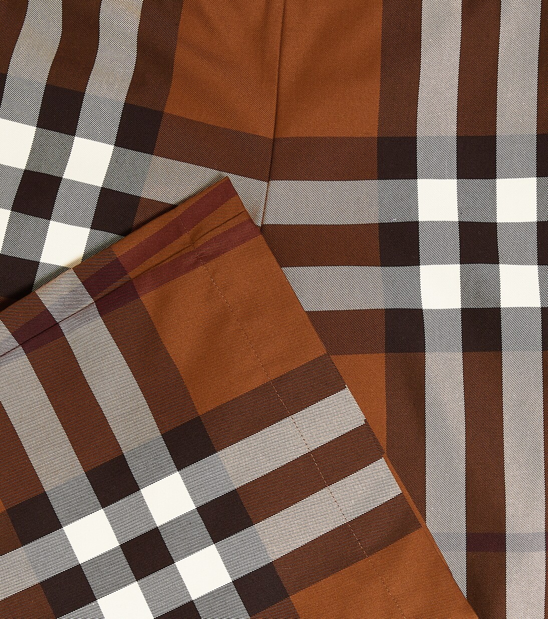 Pantaloni Burberry Check in cotone | Burberry Kids