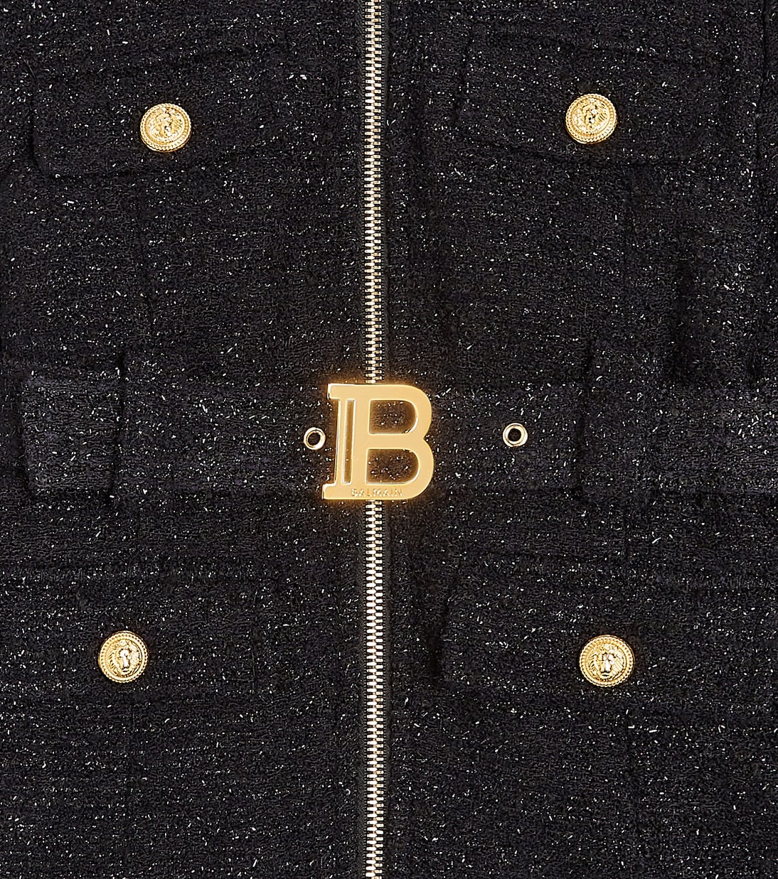 Abrigo con cinturón y logo | Balmain Kids