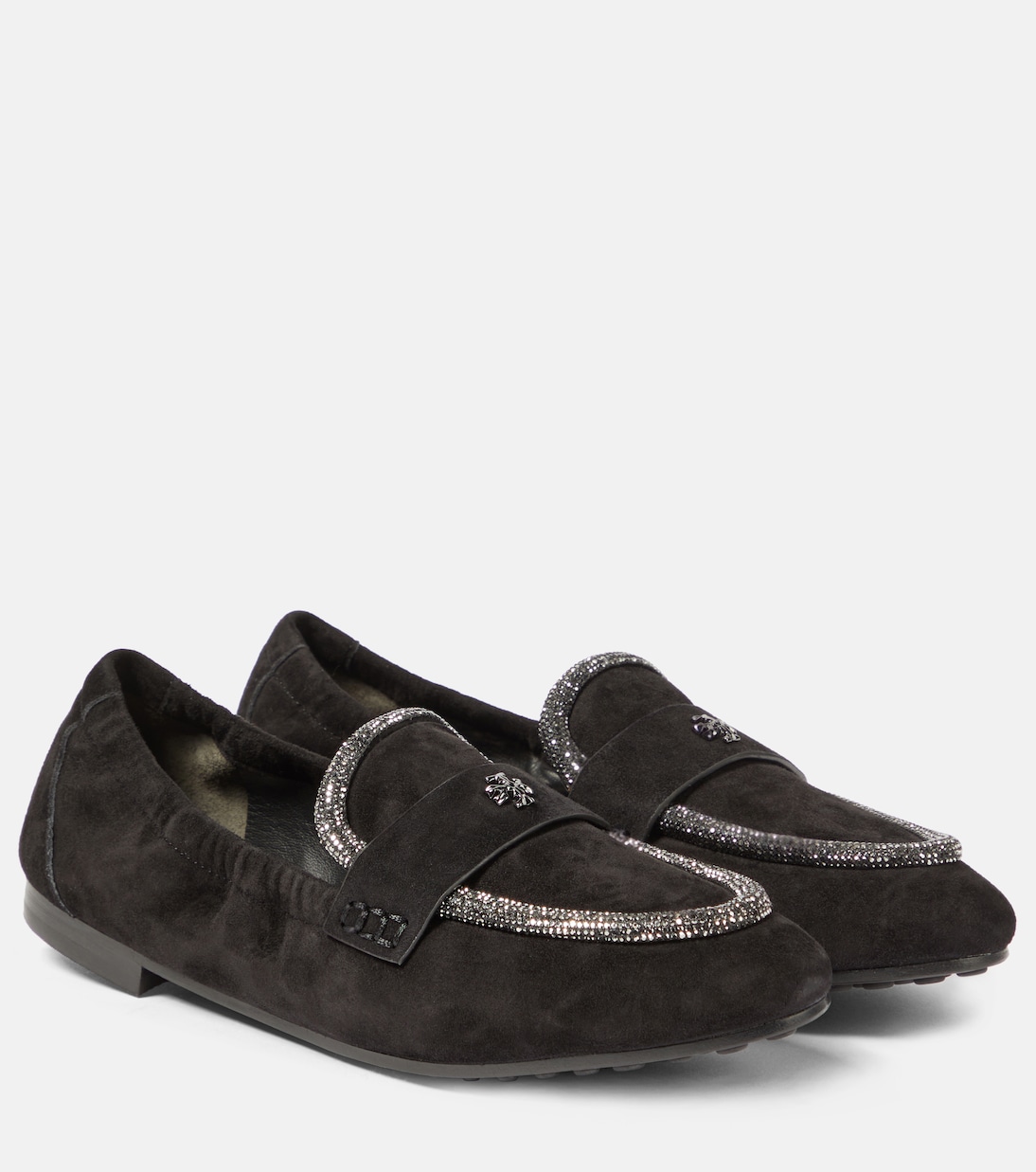 Verzierte Loafers aus Veloursleder | Tory Burch