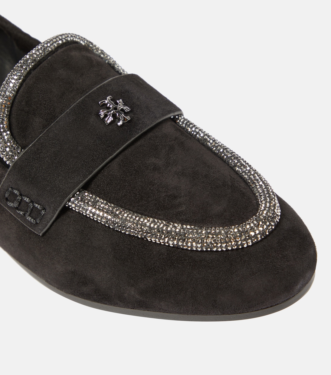 Verzierte Loafers aus Veloursleder | Tory Burch