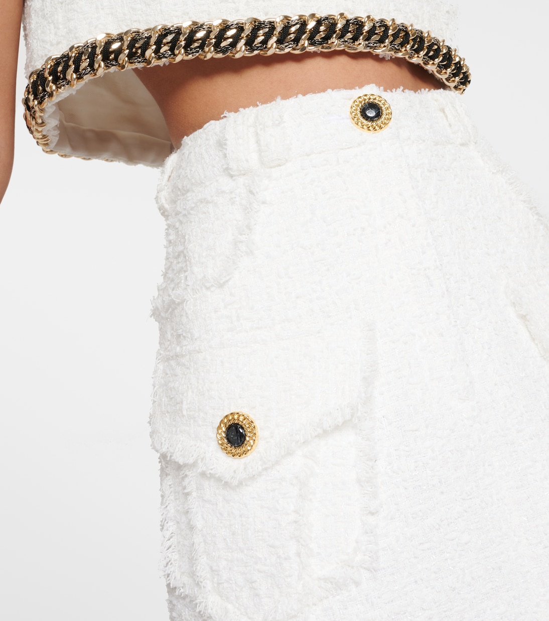 Minifalda de tweed | Balmain