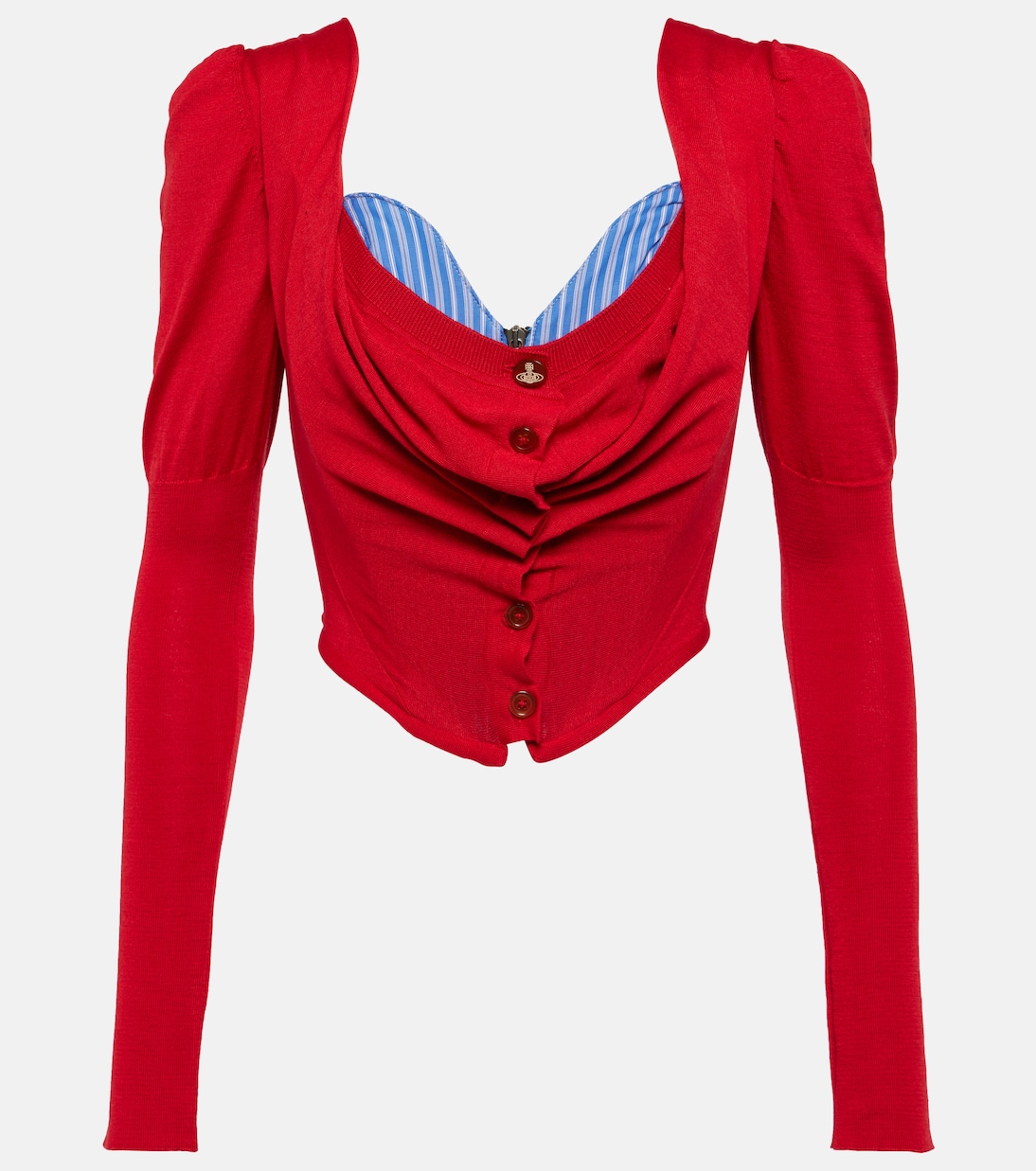 Bea draped wool and silk top | Vivienne Westwood