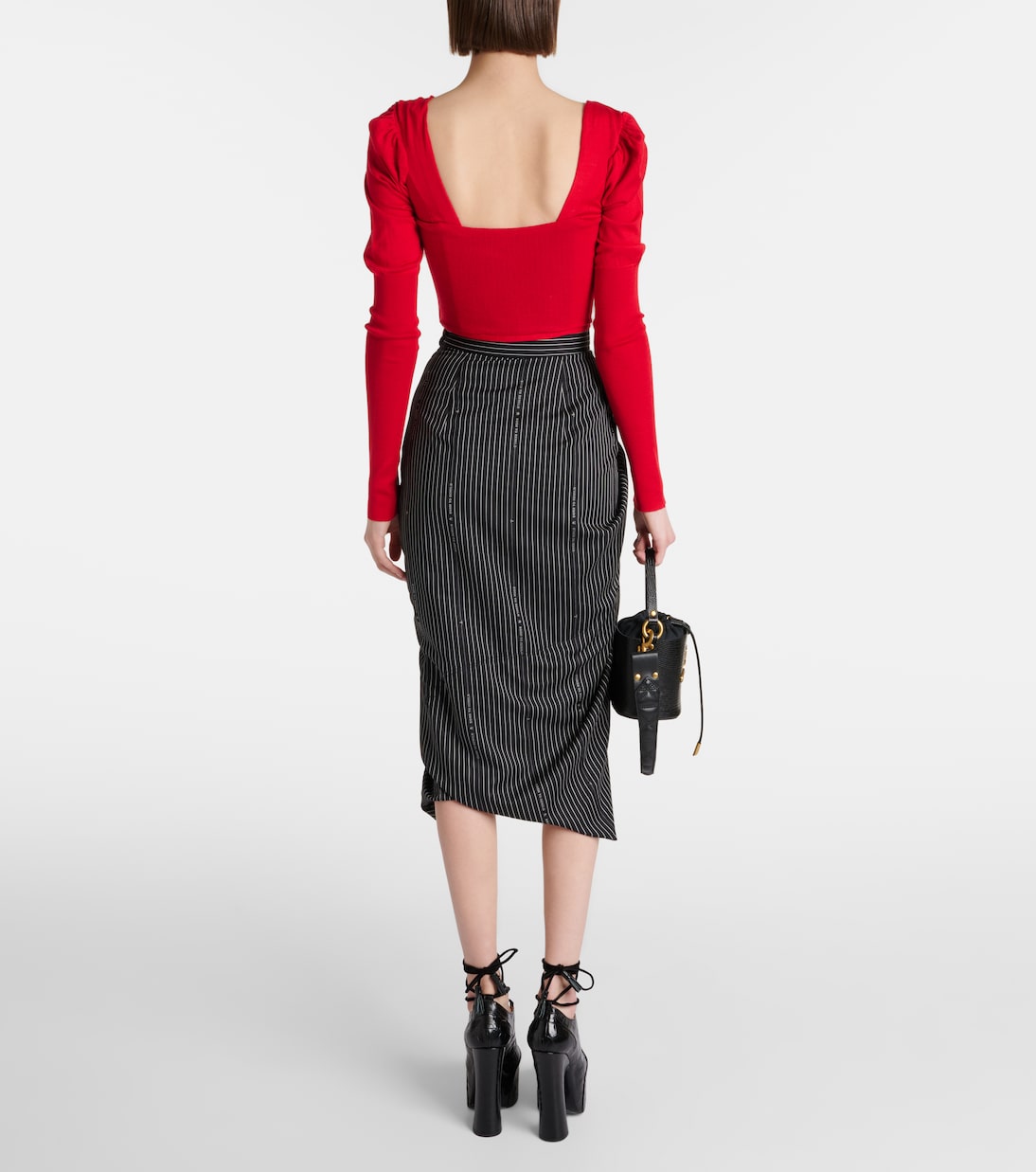 Bea draped wool and silk top | Vivienne Westwood