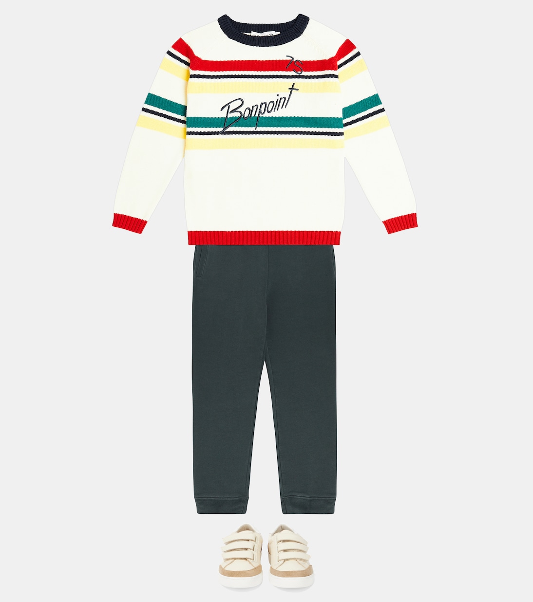 Pullover Florencio in cotone con logo | Bonpoint