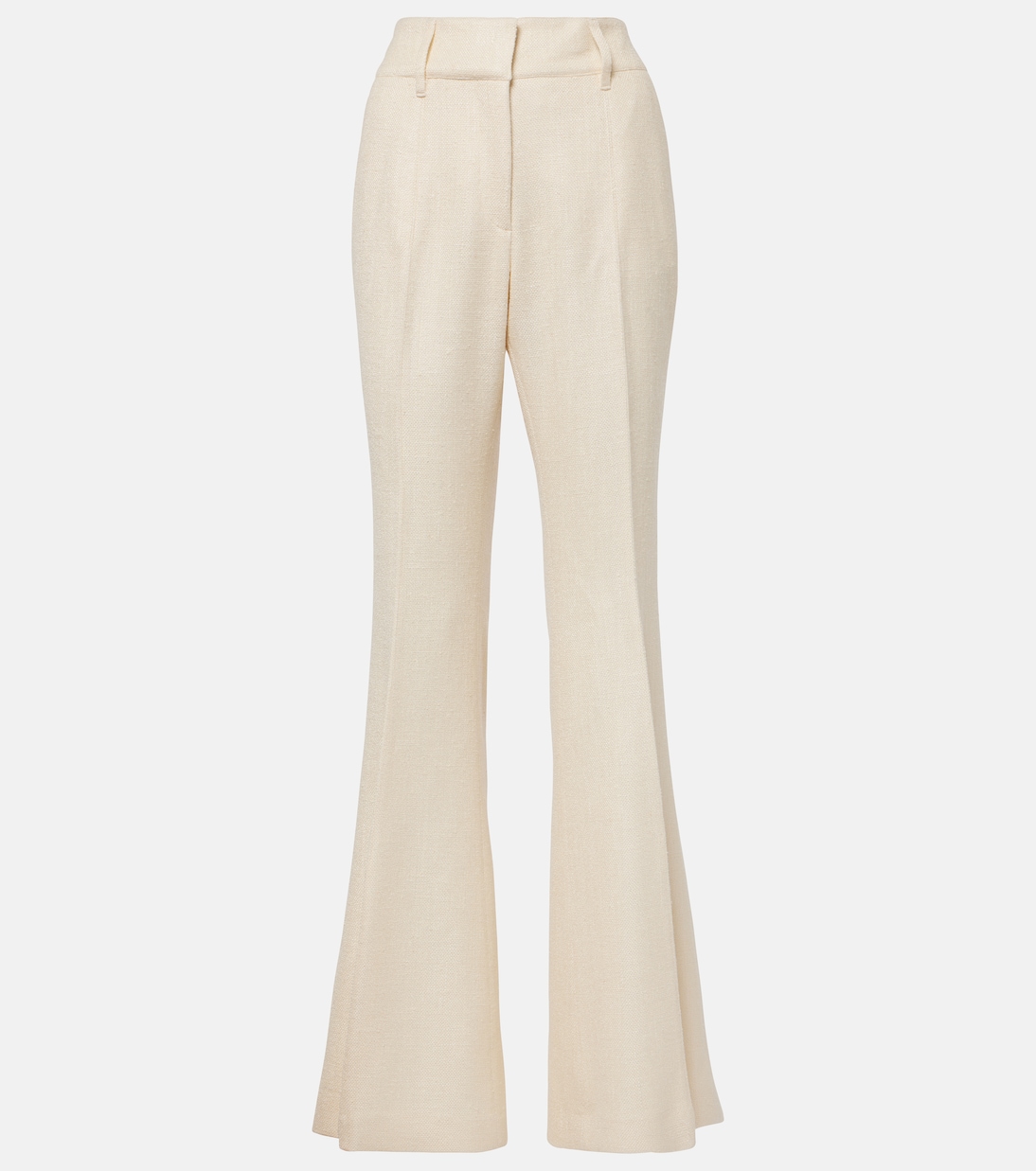 Pantalon évasé Rhein en soie et laine | Gabriela Hearst