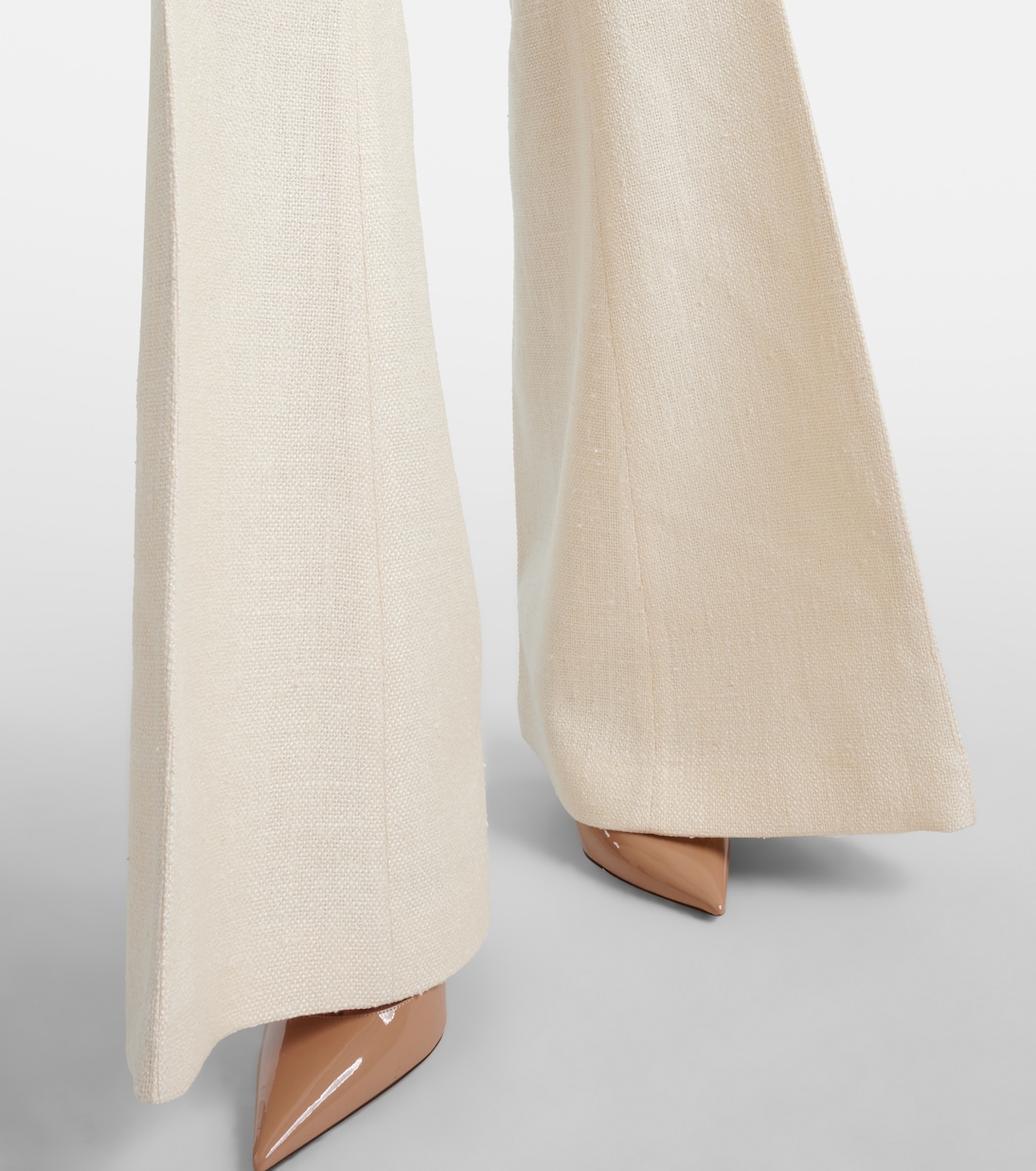 Pantalon évasé Rhein en soie et laine | Gabriela Hearst