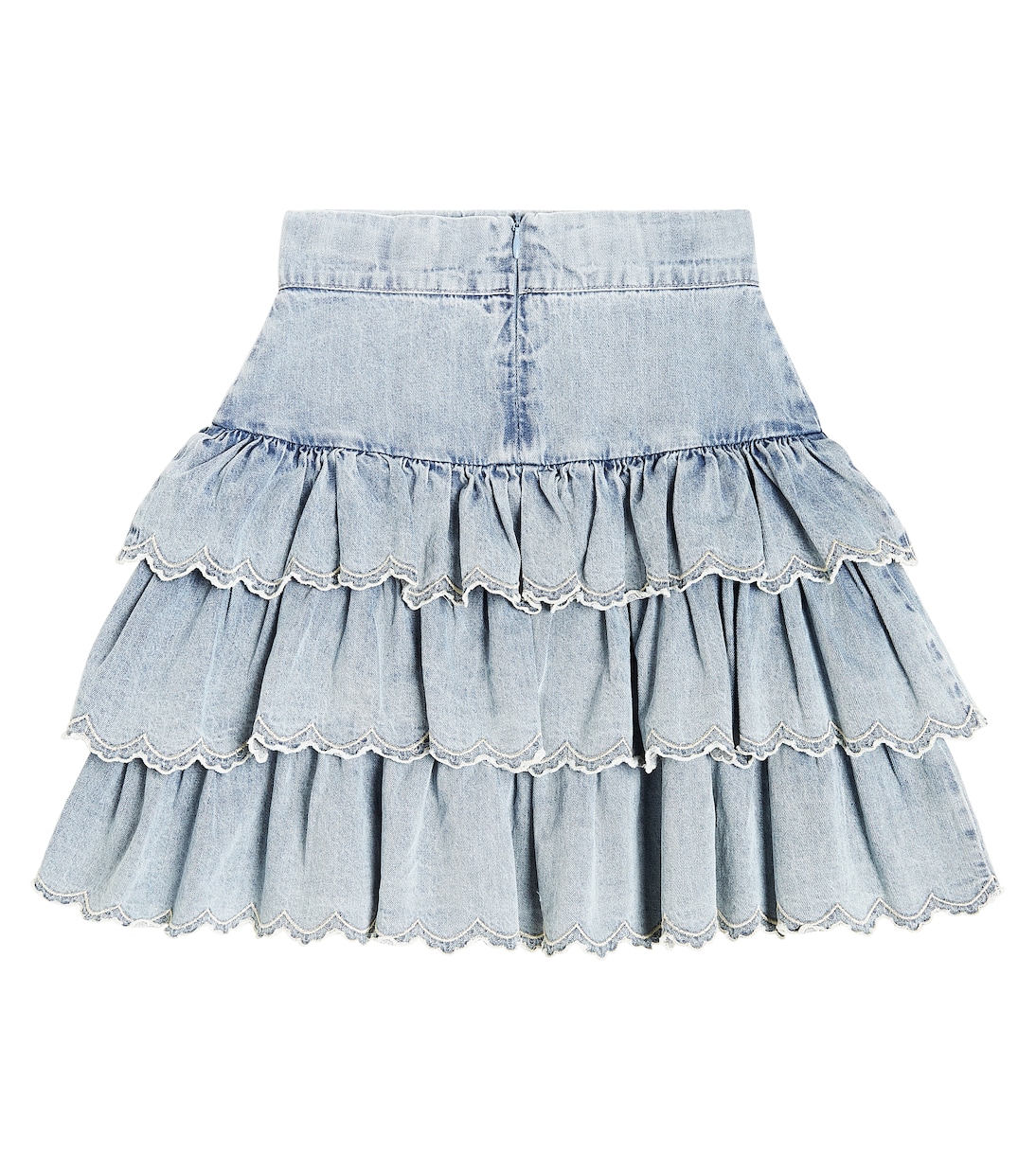 Rock aus Baumwoll-Chambray | Petite Amalie  
