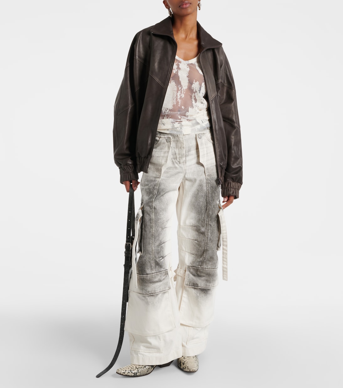 Top Ejoan en coton mélangé | Acne Studios