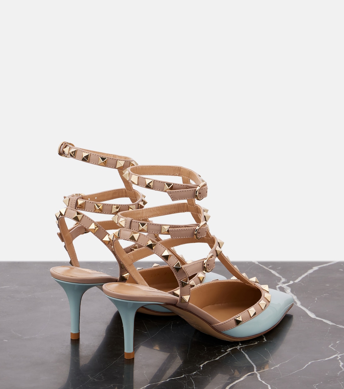 Valentino rockstud caged pumps sales