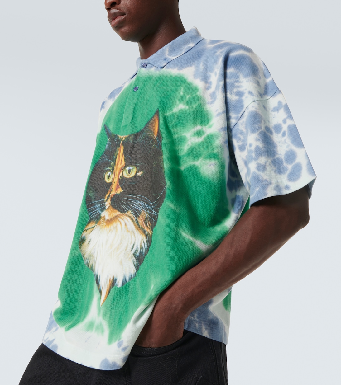 Polo de algodón estampado | JW Anderson