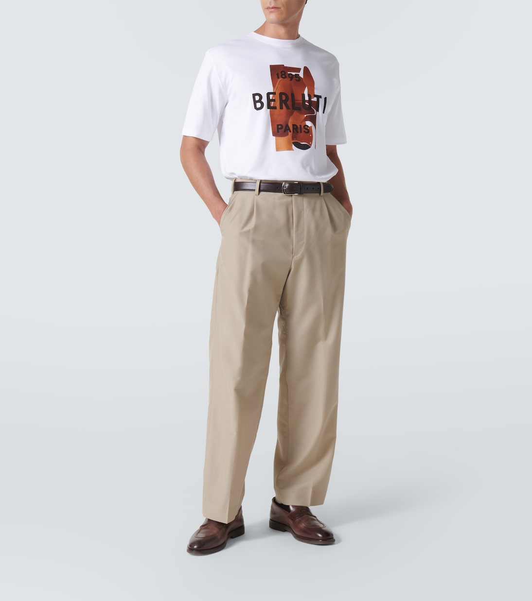 T-shirt in cotone con stampa | Berluti