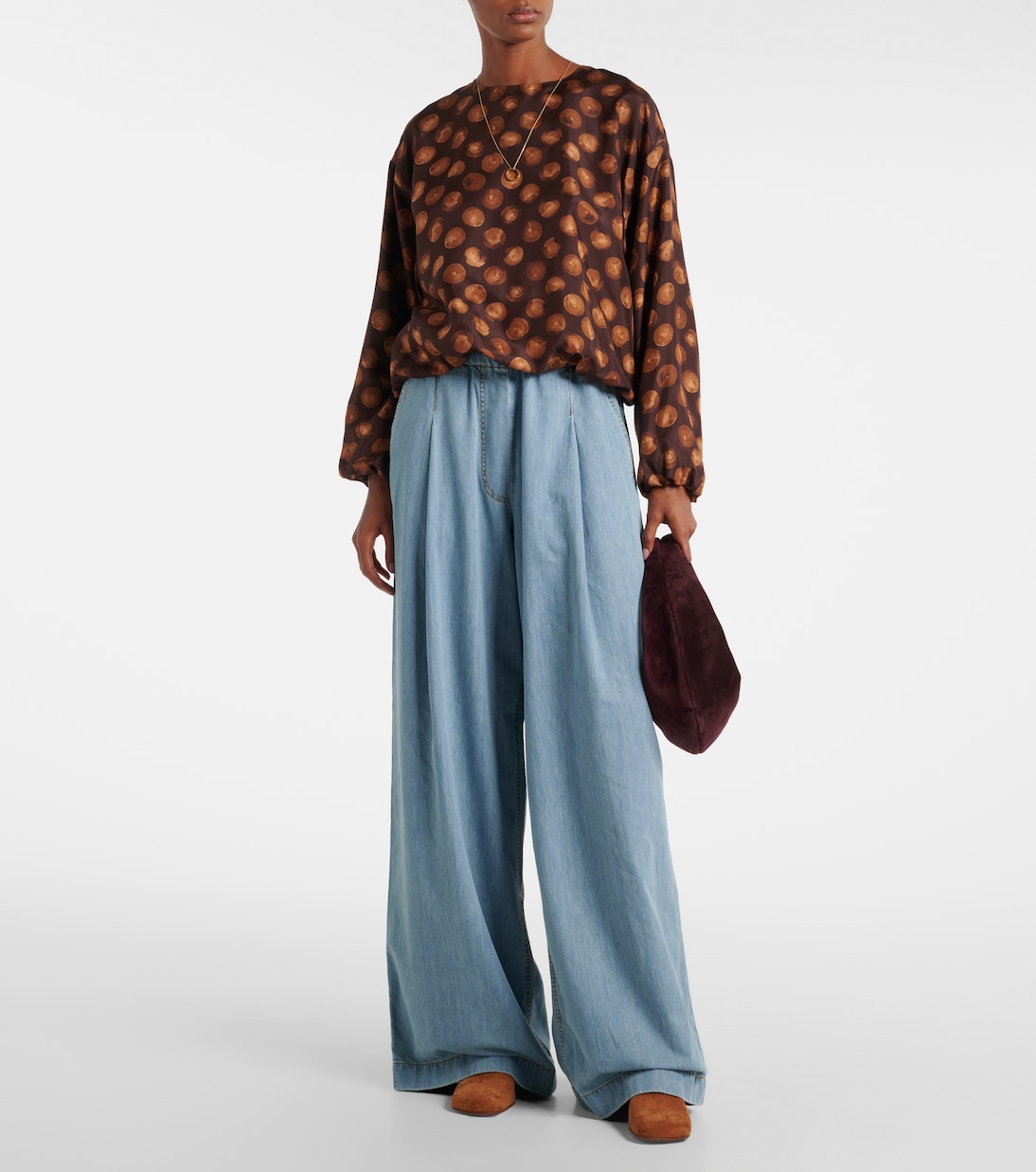 Bottines 65 en daim | Dries Van Noten