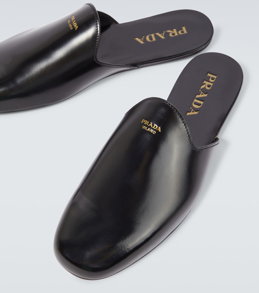 Mules in pelle spazzolata | Prada