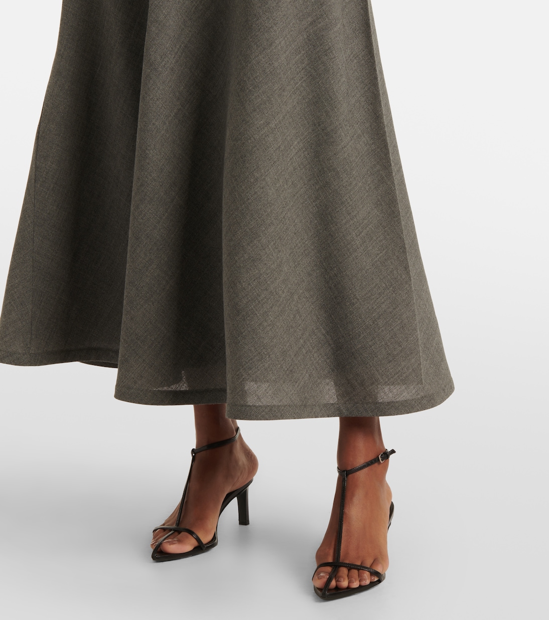 Robe midi en laine vierge | Jil Sander