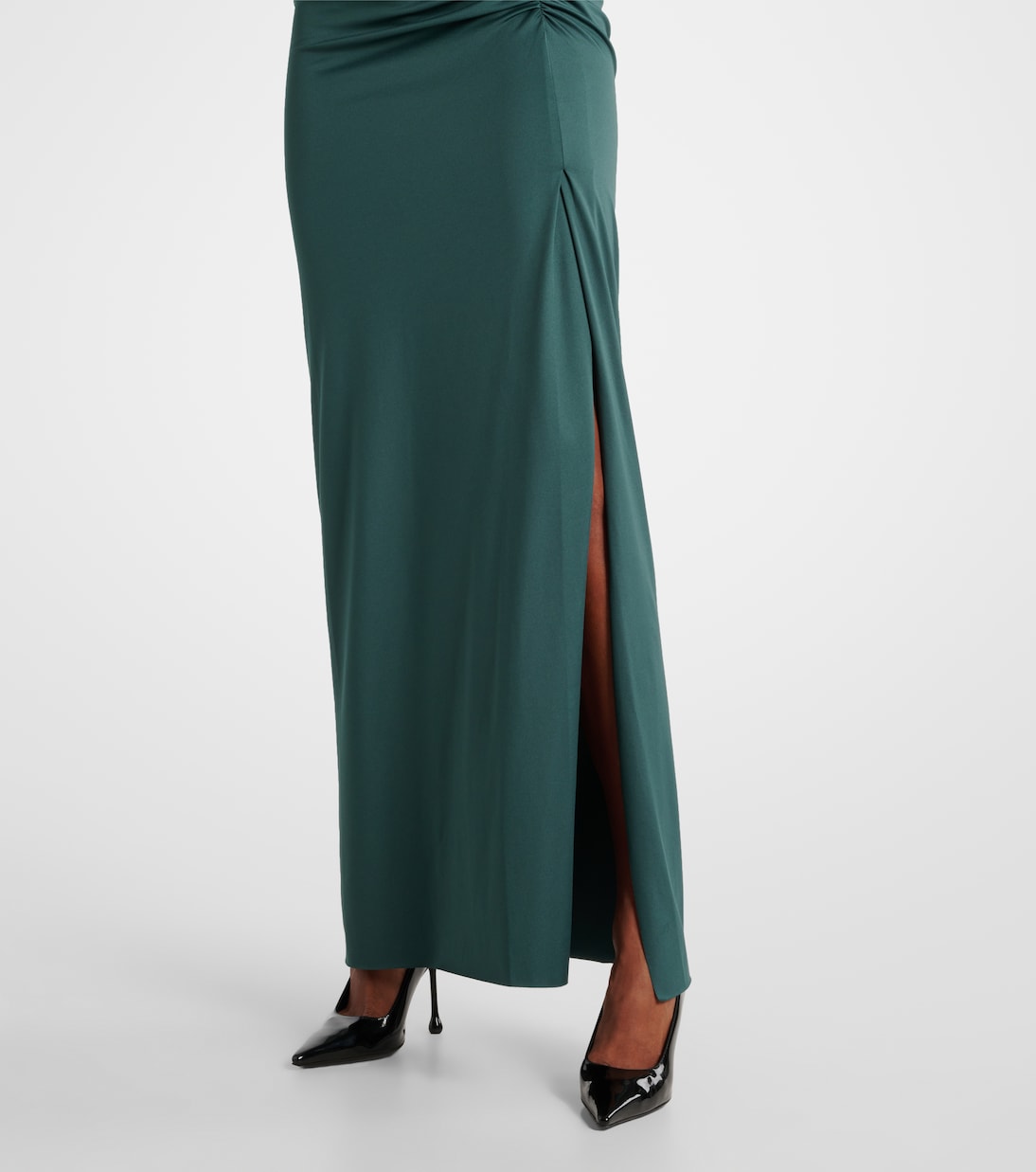 Abito lungo asimmetrico | Victoria Beckham