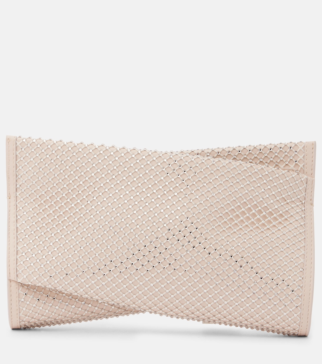 Clutch Loubitwist Small aus Leder mit Kristallen | Christian Louboutin