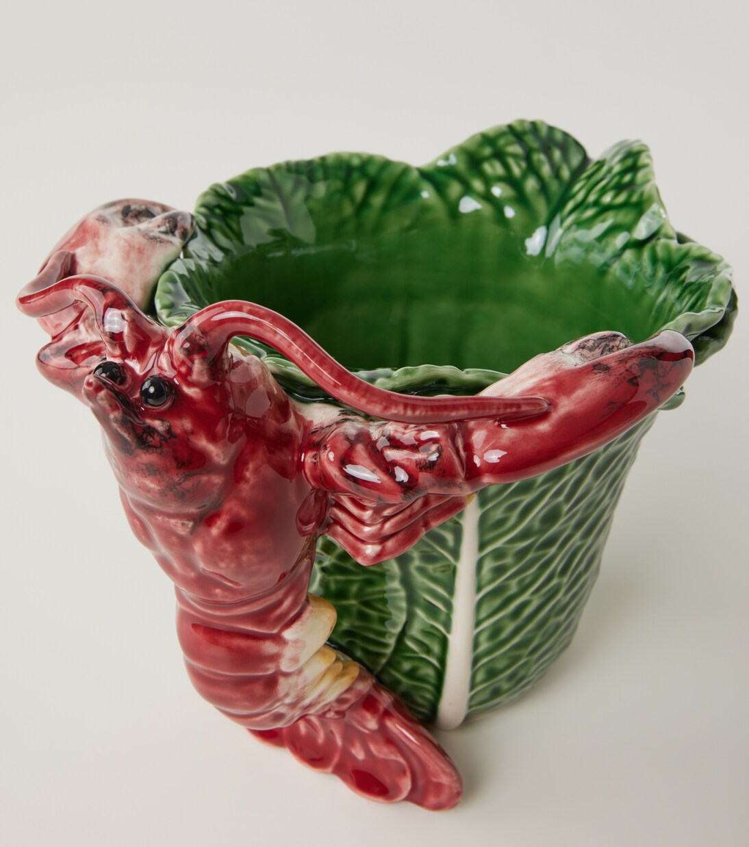 Cabbage With Lobsters pitcher | Bordallo Pinheiro