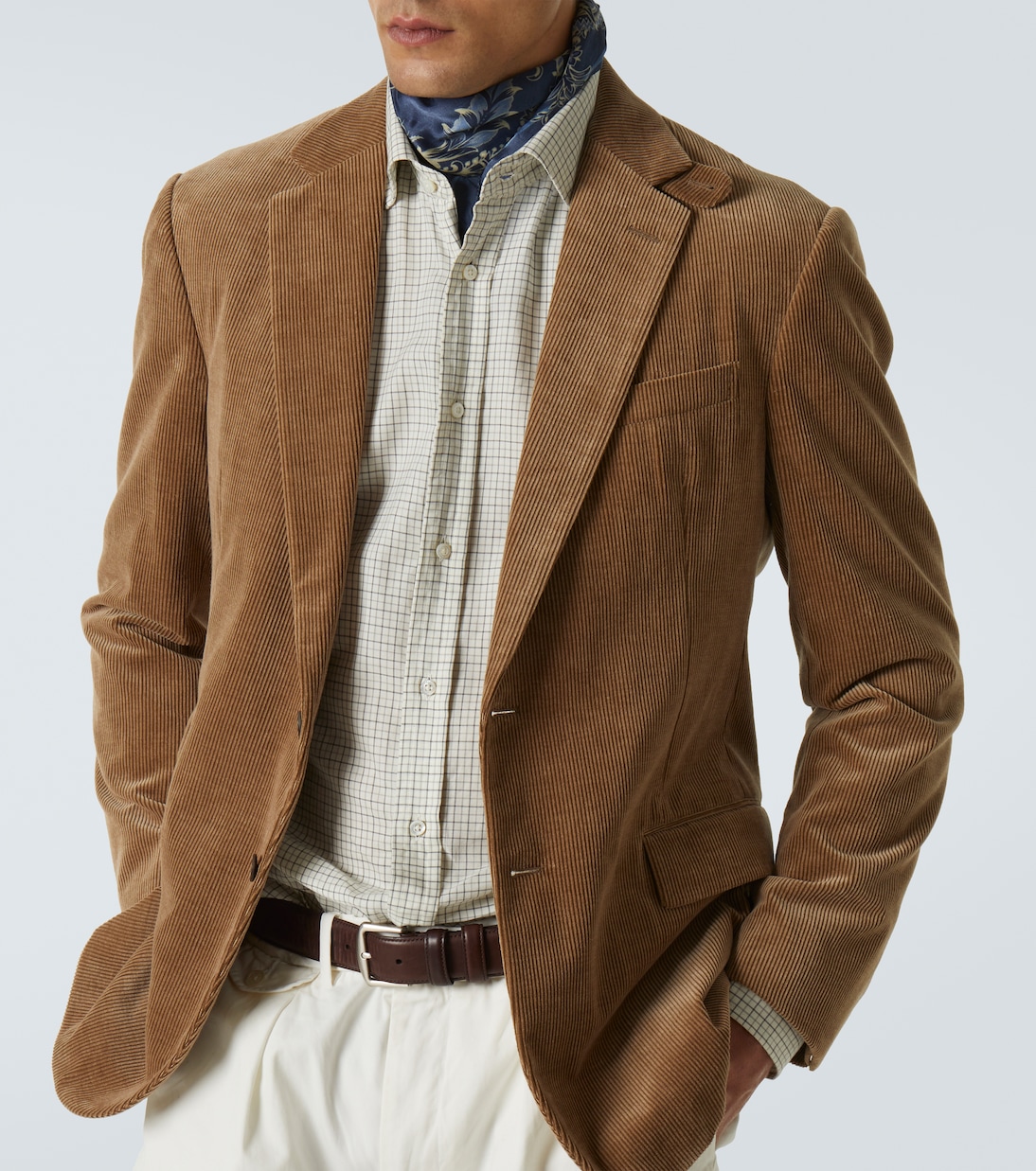 Blazer Kent de pana algodón y cachemir | Ralph Lauren Purple Label
