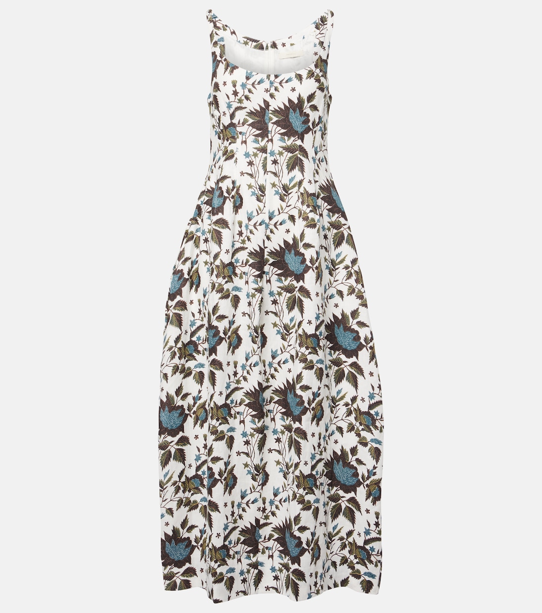 Bedrucktes Maxikleid aus Leinen | Faithfull