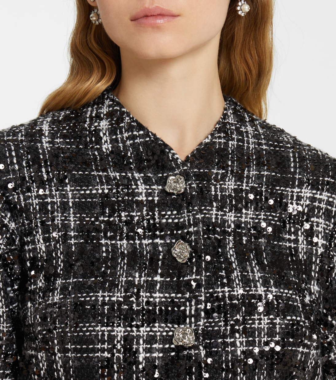Sequined bouclé jacket | Rotate