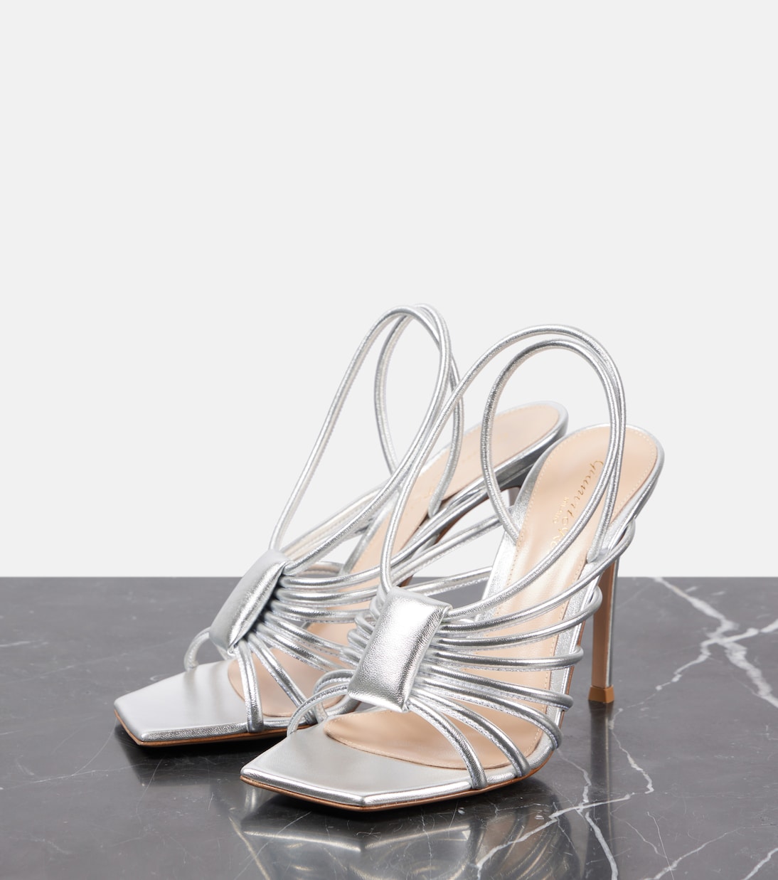 Sandali Hellen 105 in pelle metallizzata | Gianvito Rossi