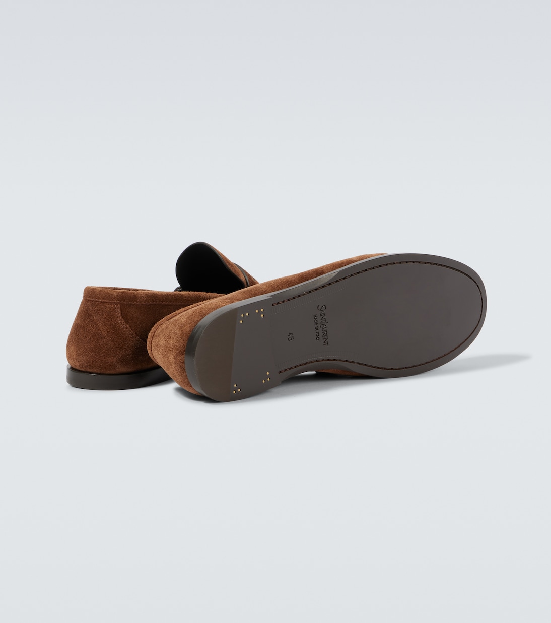 Laurent suede penny loafers | Saint Laurent