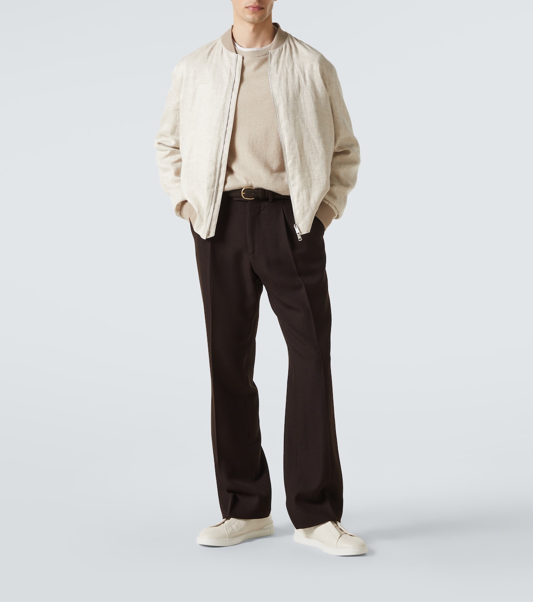Veste bomber en lin | Zegna