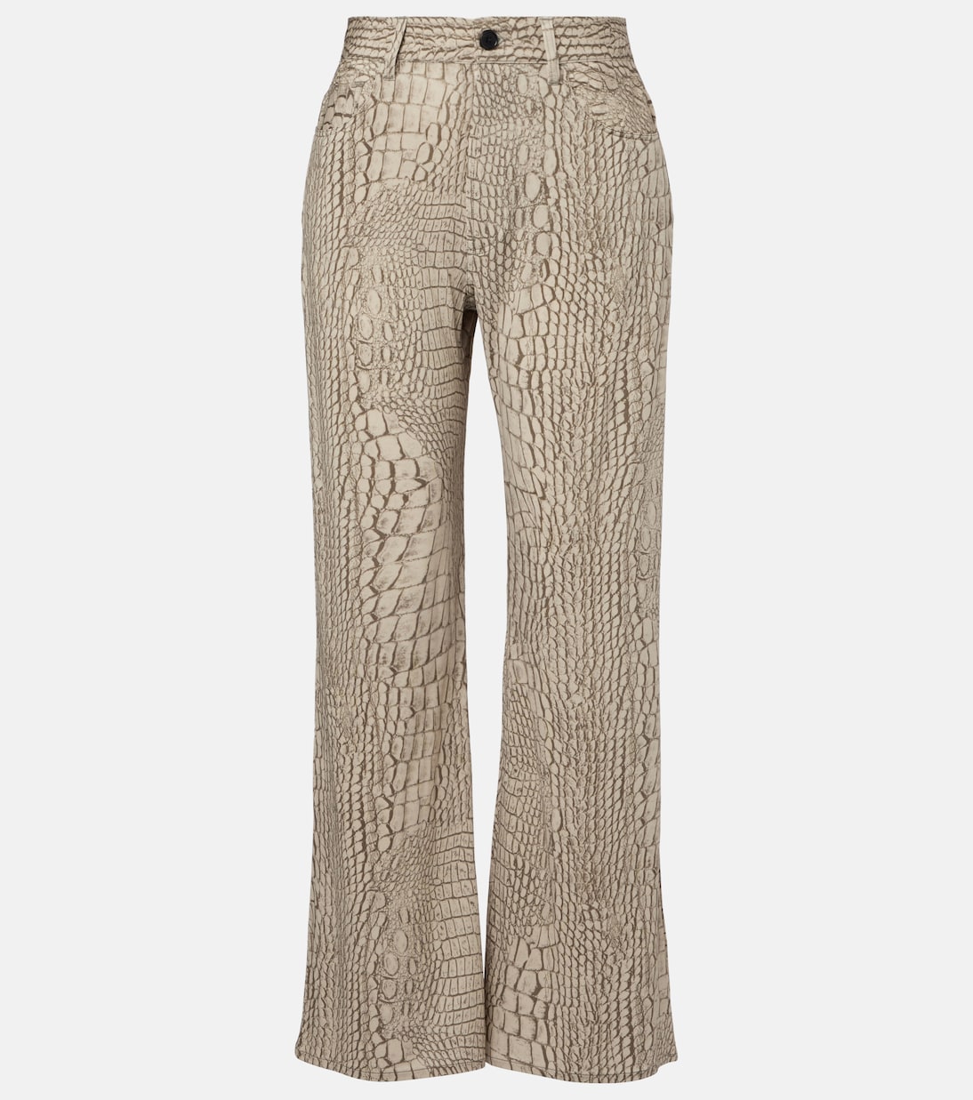 Pantaloni regular in crêpe a vita alta | Acne Studios