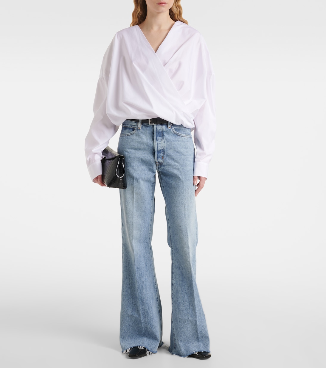 High-Rise Flared Jeans The Lax | Frame