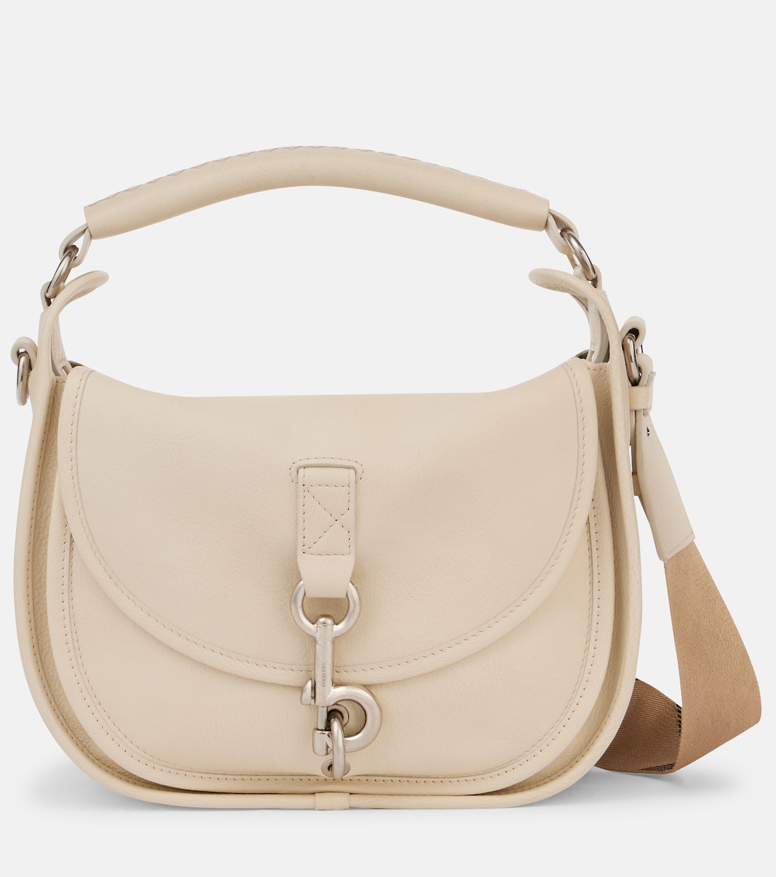 B Clip Small leather messenger bag | Burberry