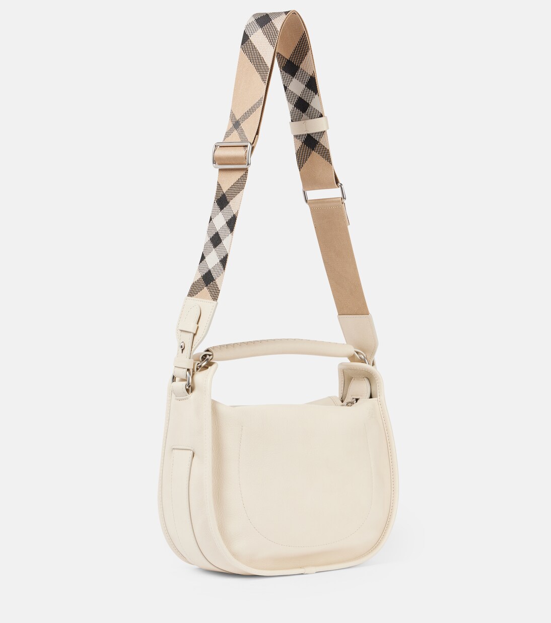 B Clip Small leather messenger bag | Burberry