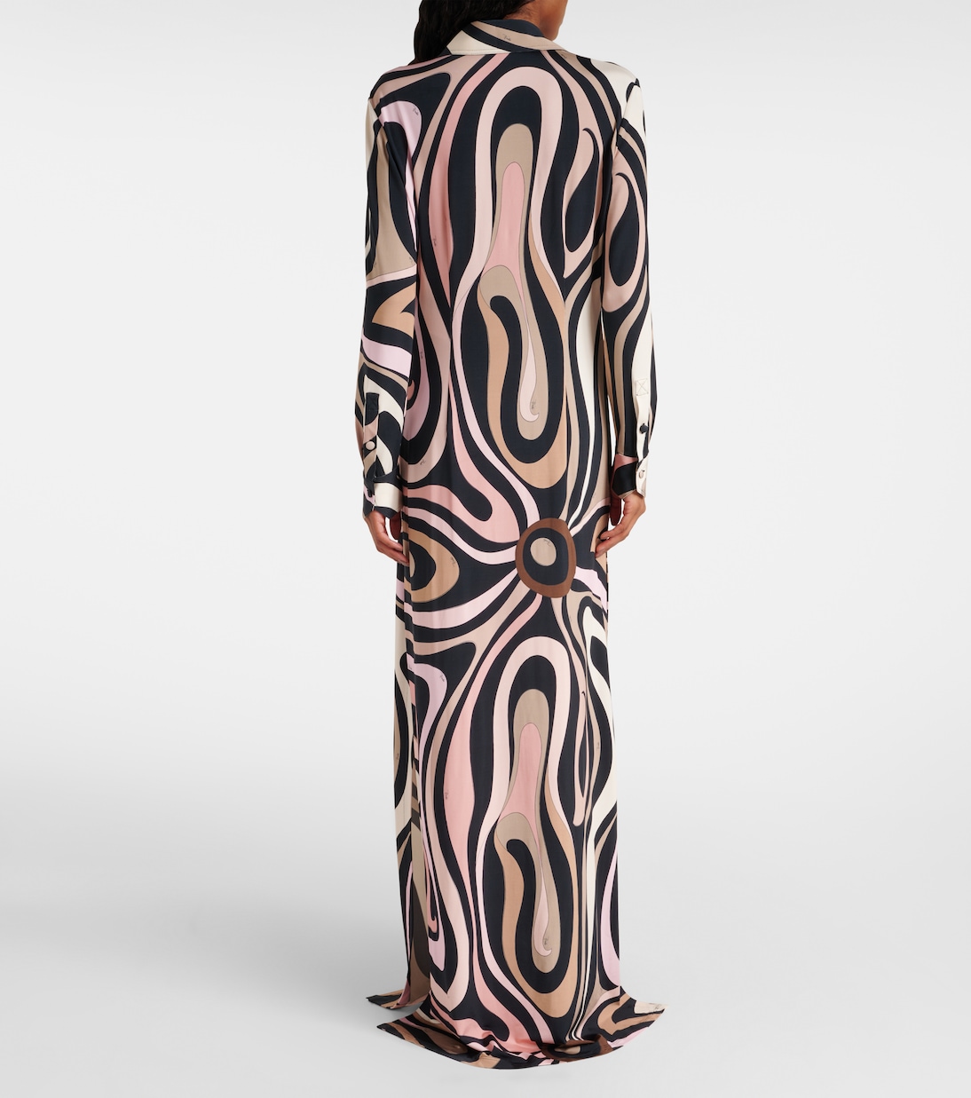Robe chemise Marmo imprimée | Pucci