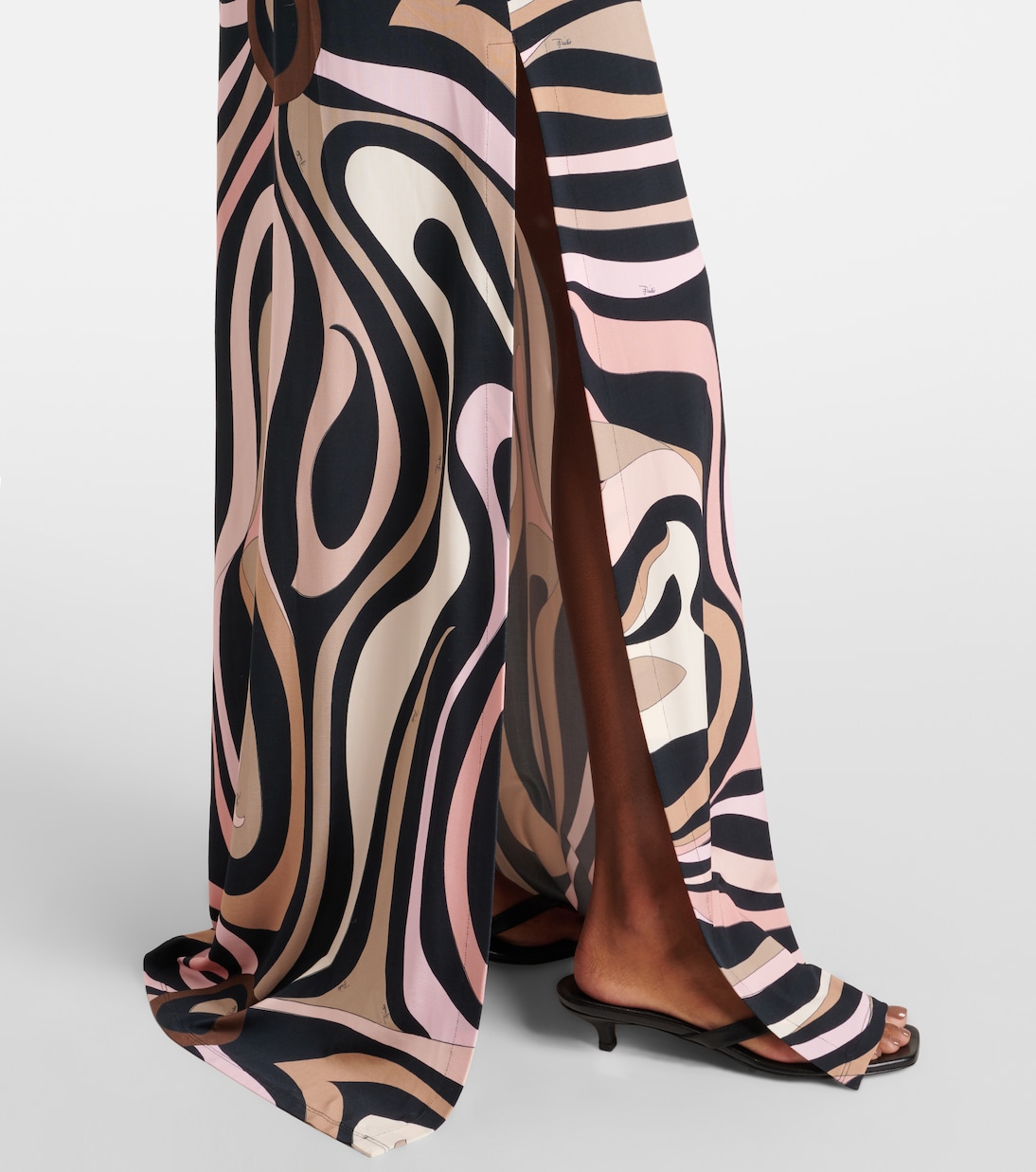 Robe chemise Marmo imprimée | Pucci