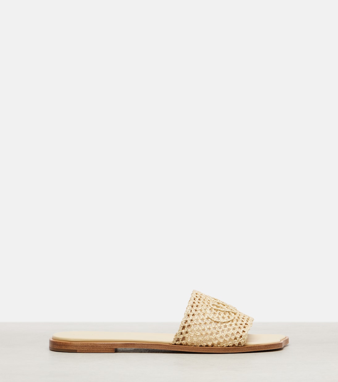Soleil logo embroidered slides | Chloé