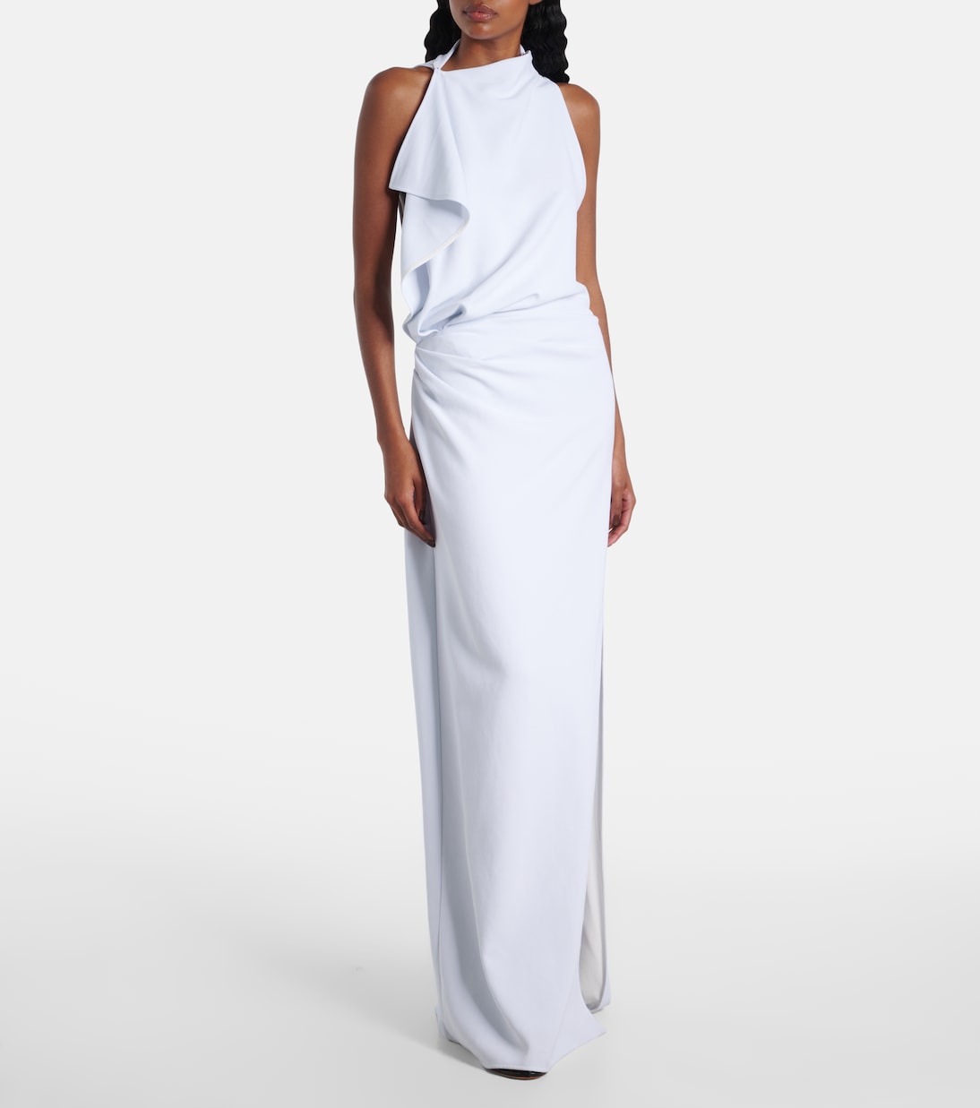Devyn crêpe draped maxi dress | Proenza Schouler